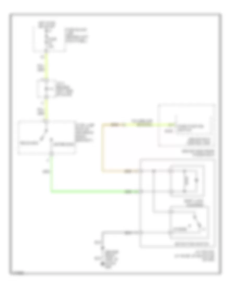 Shift Interlock Wiring Diagram Late Production for Infiniti G35 2003