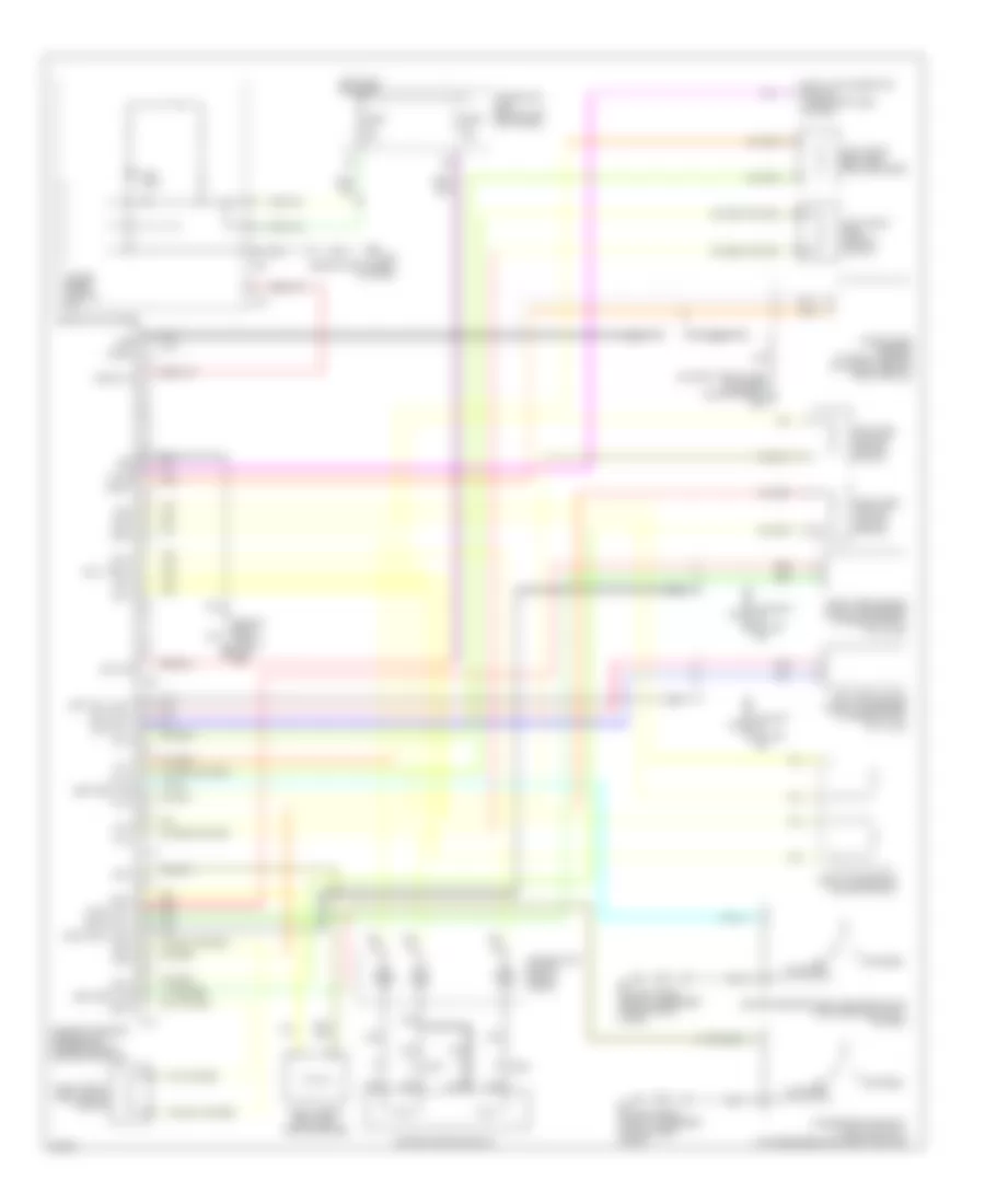 Supplemental Restraints Wiring Diagram for Infiniti G35 2003