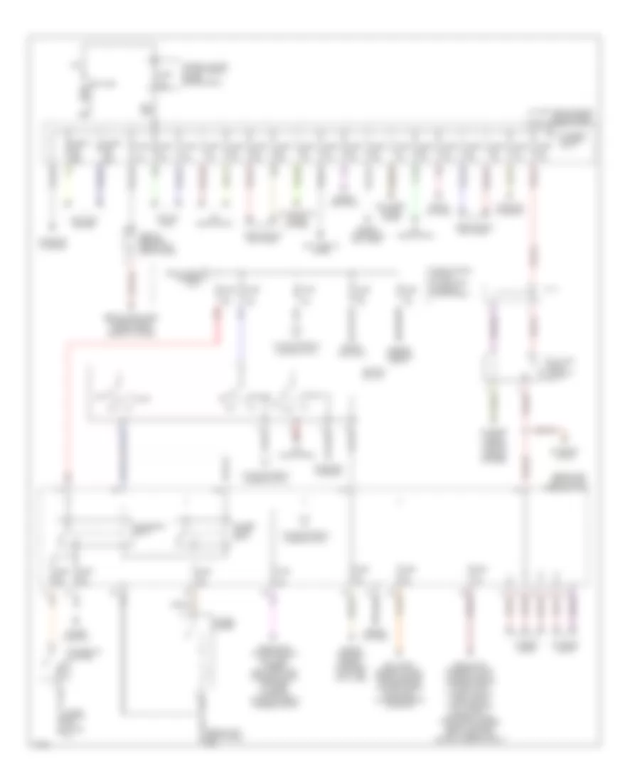 Power Distribution Wiring Diagram 1 of 2 for Infiniti I35 2003
