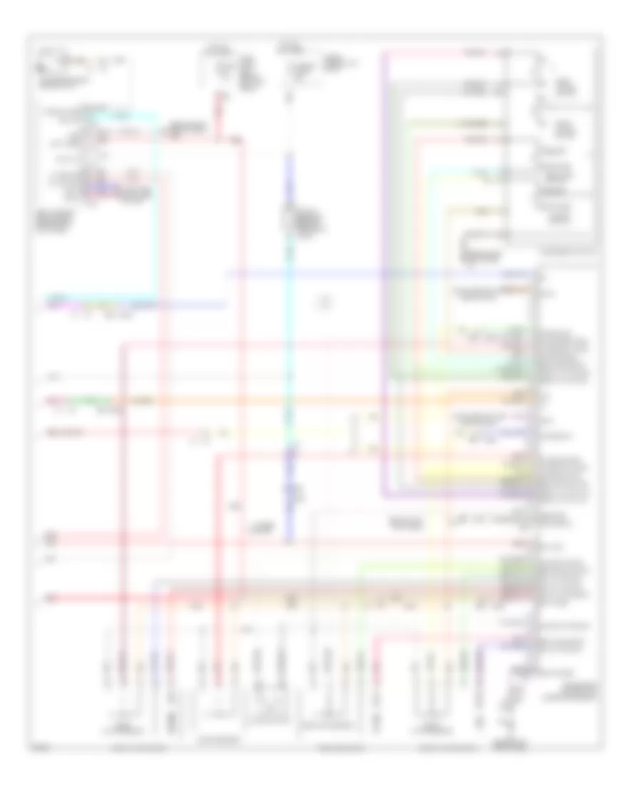 Memory Systems Wiring Diagram, Sedan (3 of 3) for Infiniti G25 2011