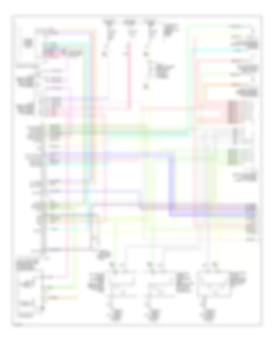 Automatic A C Wiring Diagram 1 of 2 for Infiniti M45 2003