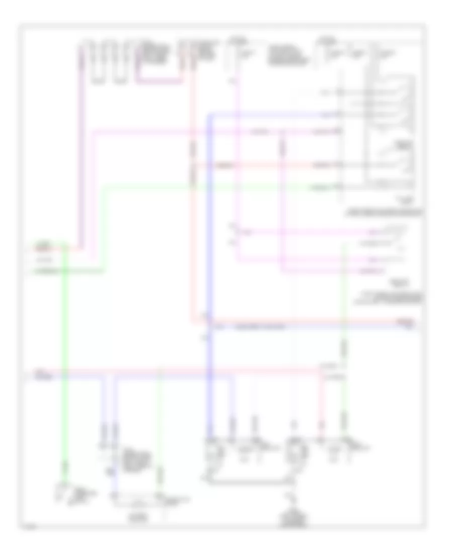 Headlights Wiring Diagram, USA (2 of 3) for Infiniti M45 2003