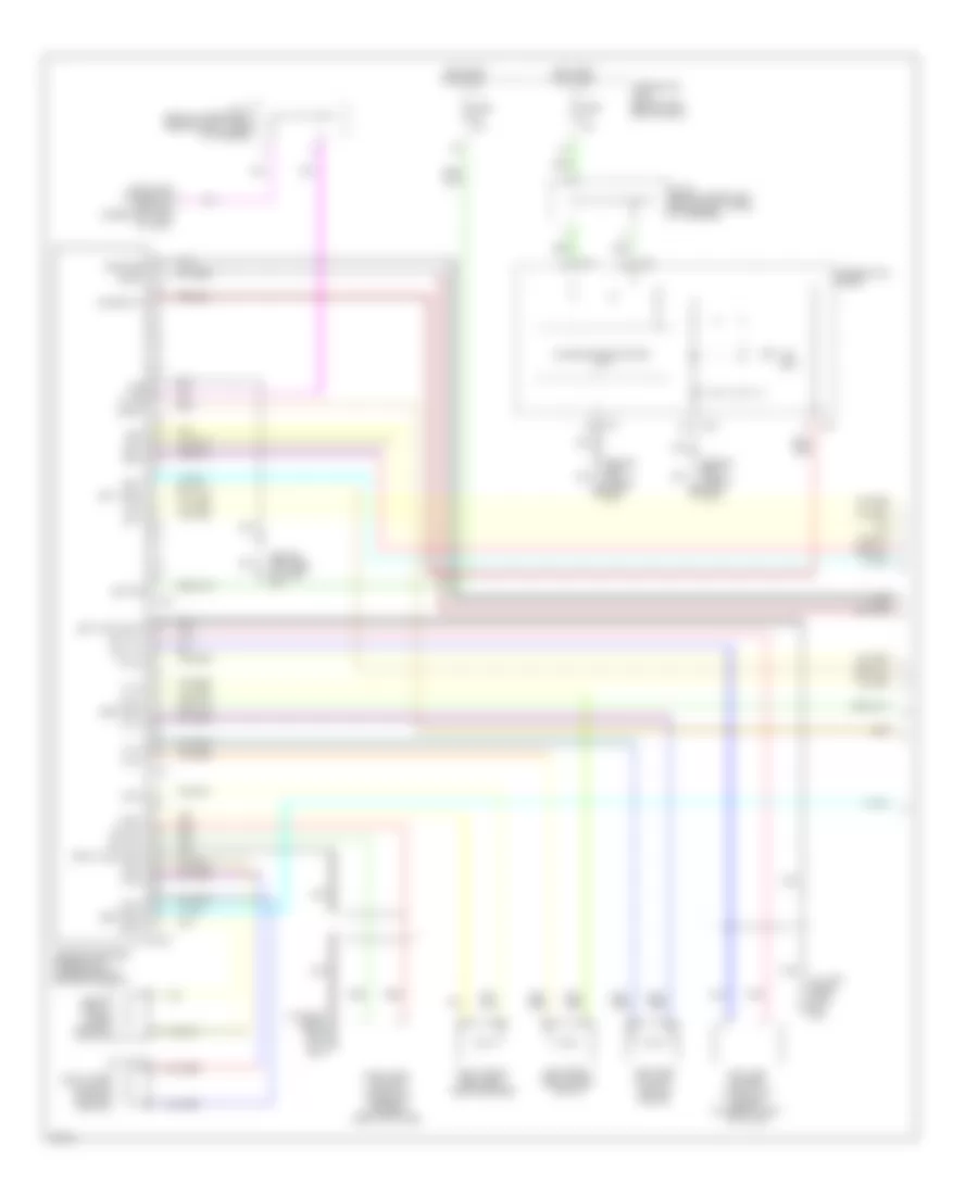 Supplemental Restraints Wiring Diagram 1 of 2 for Infiniti M45 2003