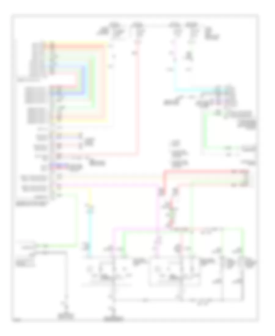 Exterior Lamps Wiring Diagram 1 of 3 for Infiniti G25 Journey 2011