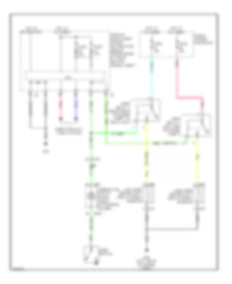 Horn Wiring Diagram for Infiniti G25 Journey 2011
