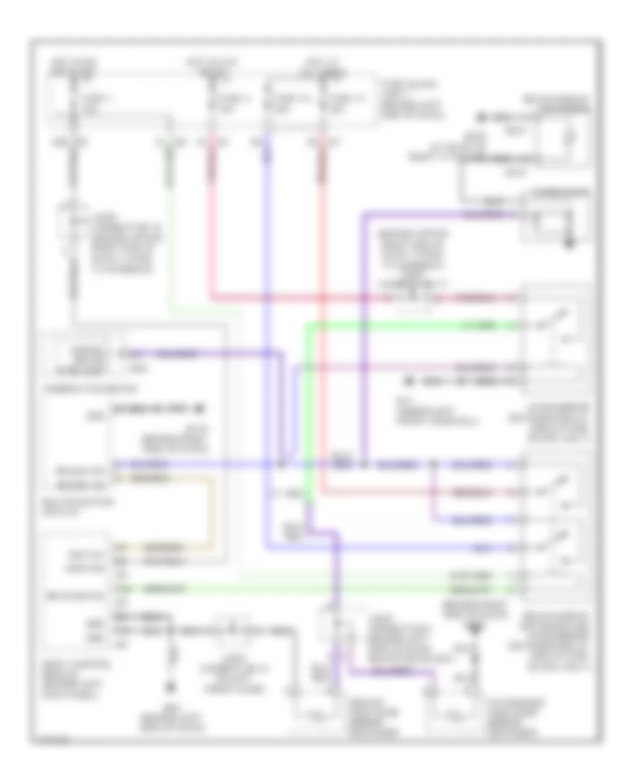 Defoggers Wiring Diagram for Infiniti Q45 2003
