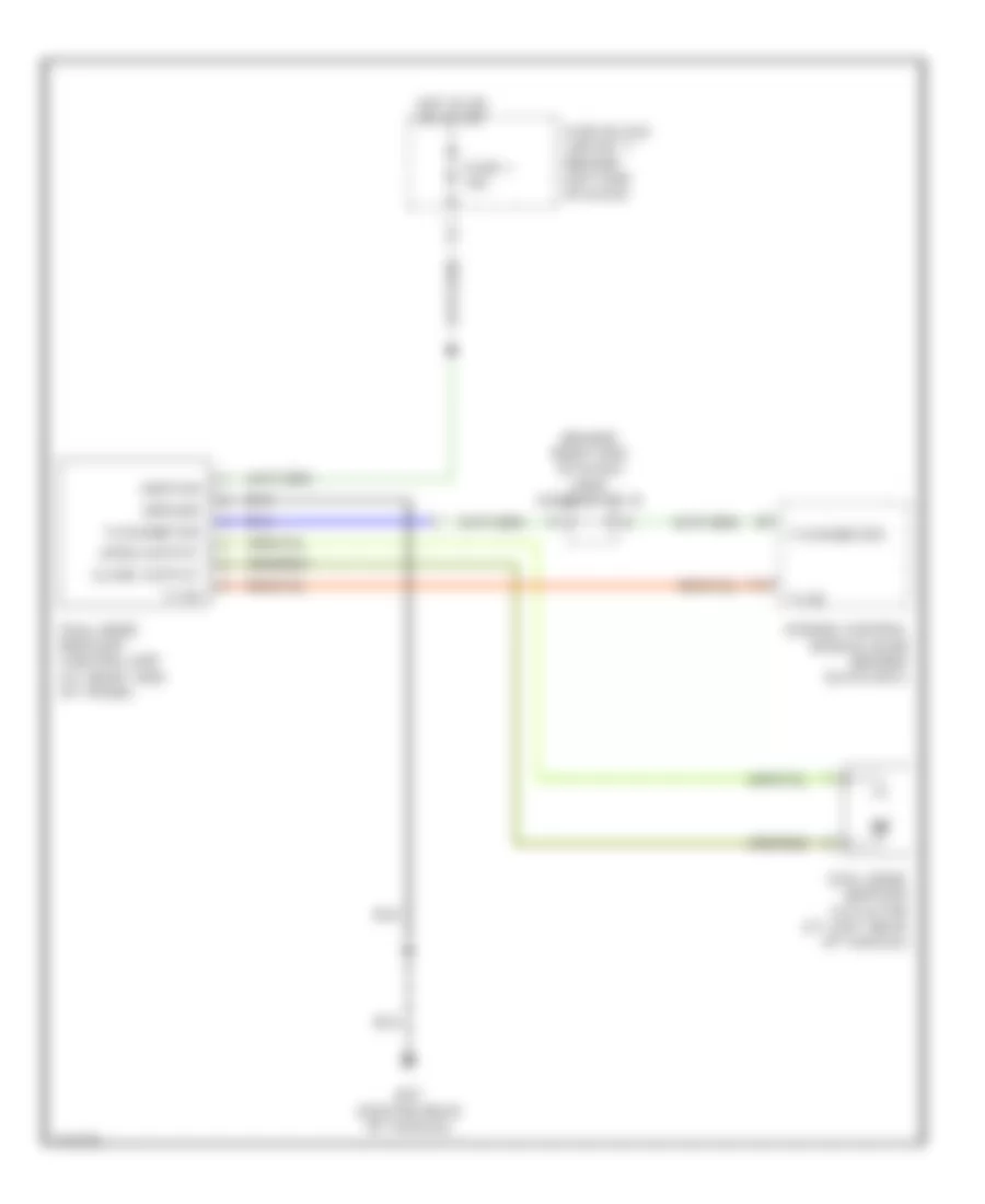 Electronic Muffler Wiring Diagram for Infiniti Q45 2003