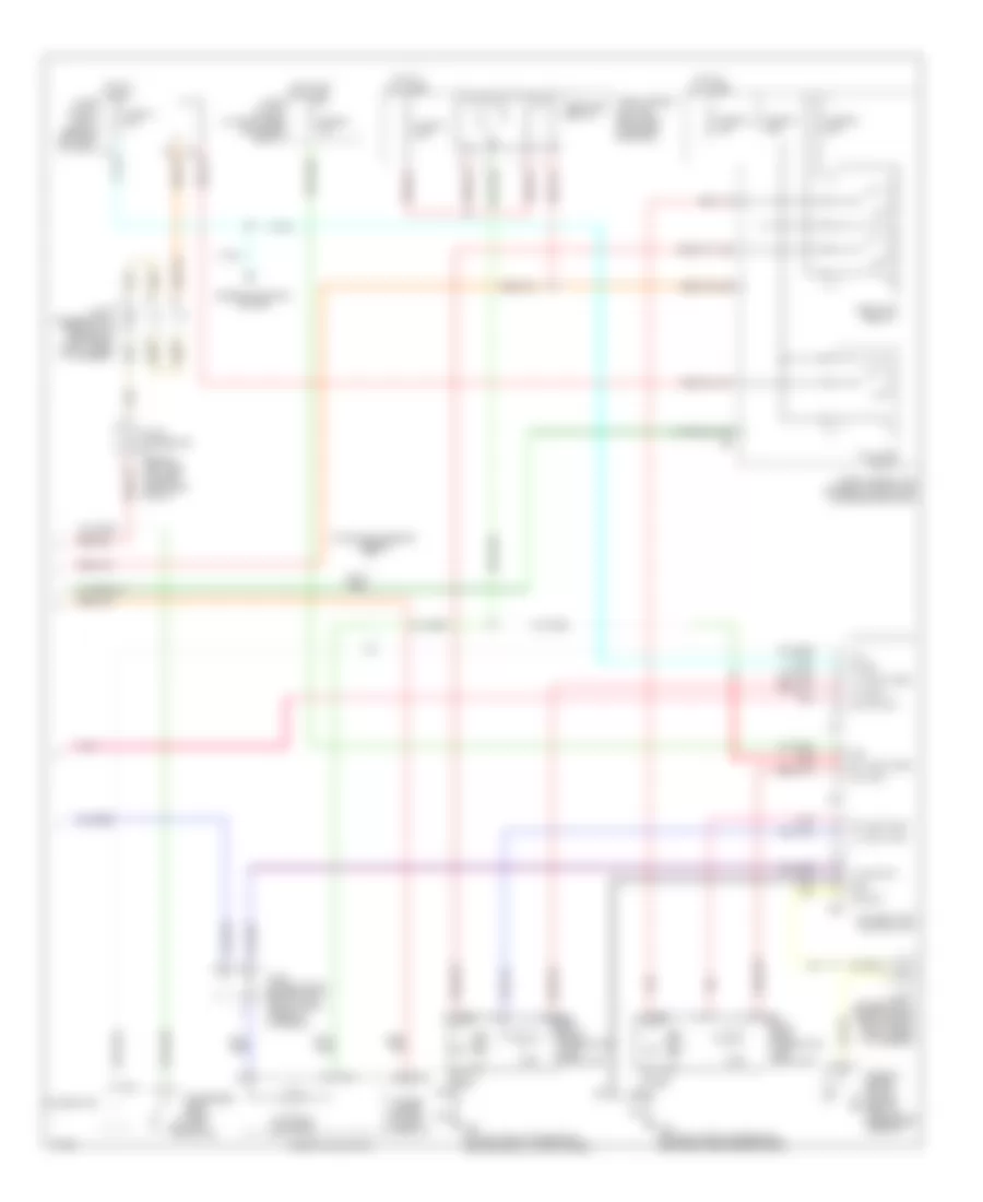 Headlamps Wiring Diagram, with DRL (2 of 2) for Infiniti Q45 2003