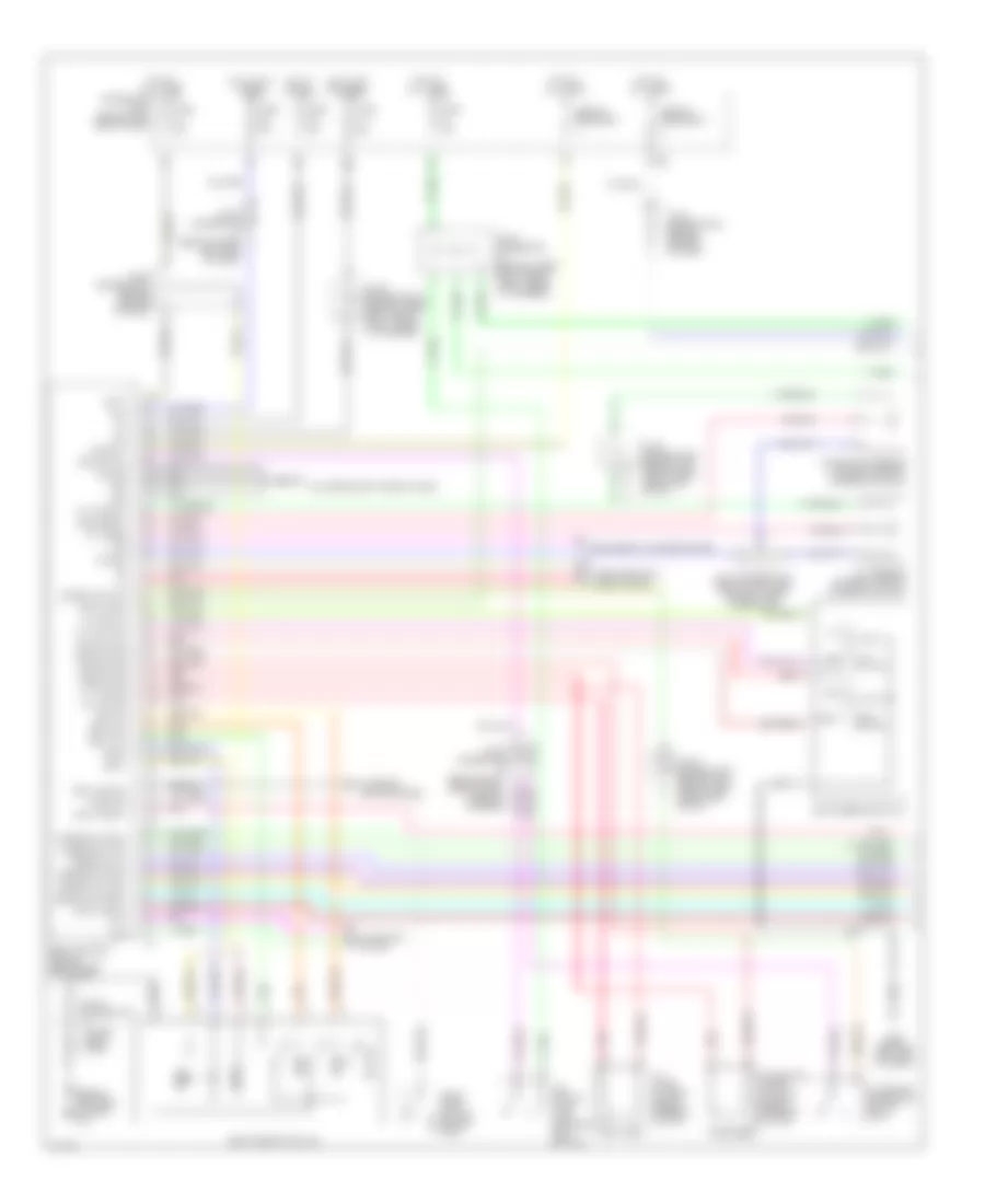 Memory Systems Wiring Diagram 1 of 3 for Infiniti Q45 2003