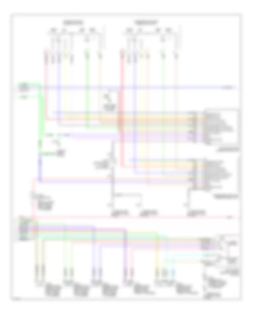Memory Systems Wiring Diagram (2 of 3) for Infiniti Q45 2003