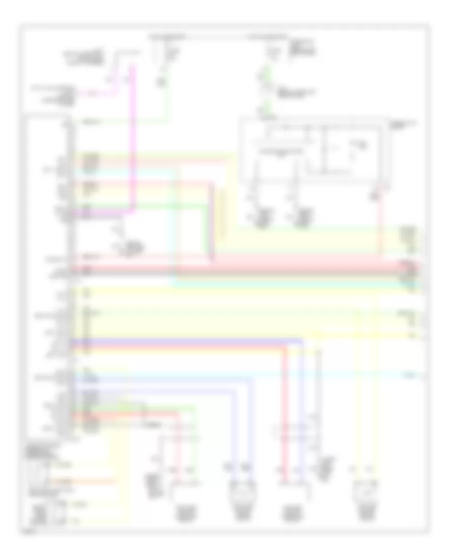 Supplemental Restraints Wiring Diagram 1 of 2 for Infiniti Q45 2003
