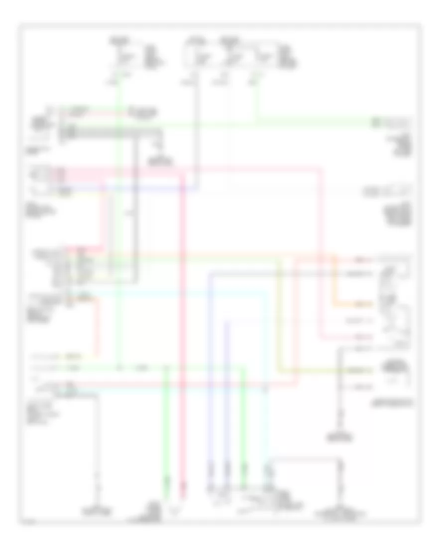 WiperWasher Wiring Diagram for Infiniti Q45 2003