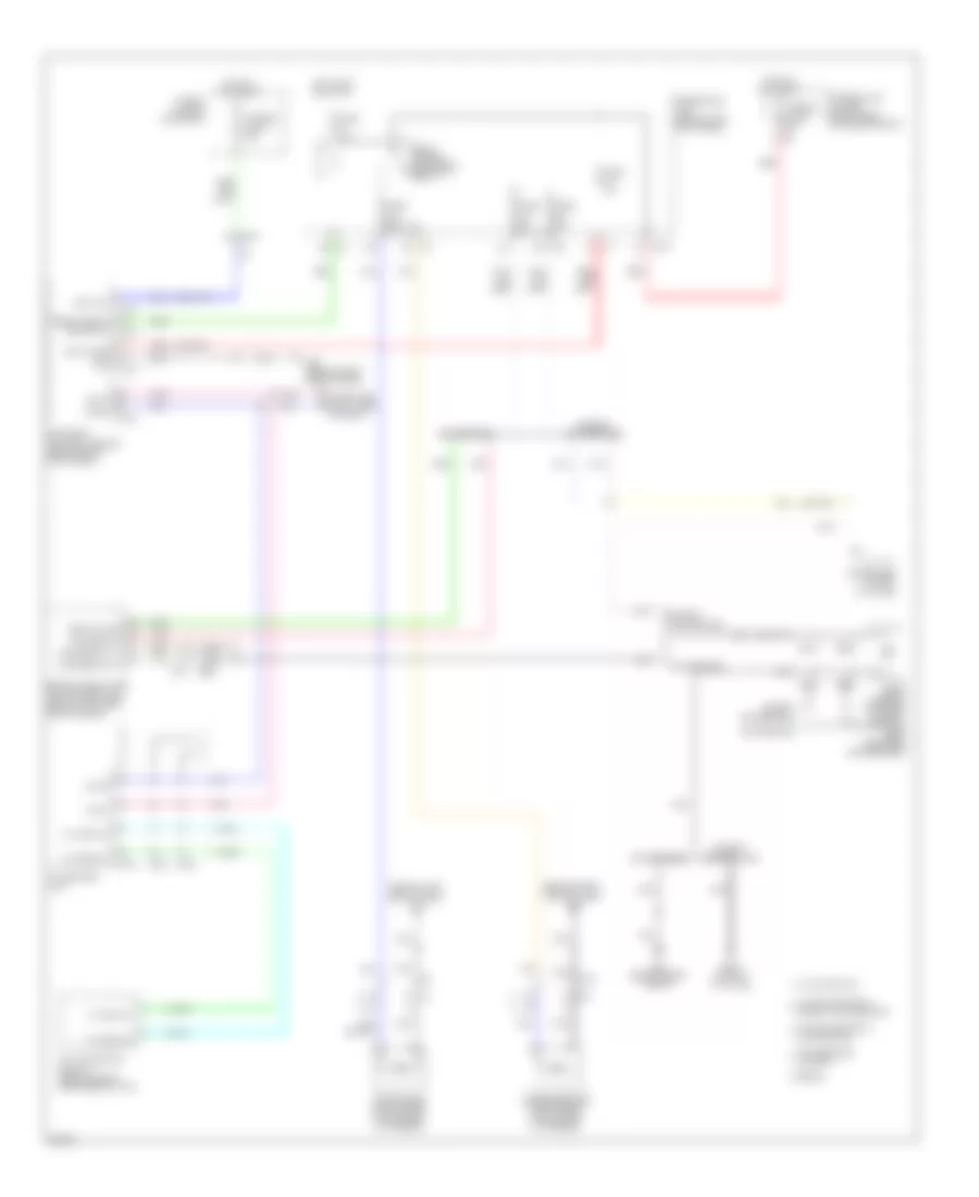 Defoggers Wiring Diagram for Infiniti G25 x 2011