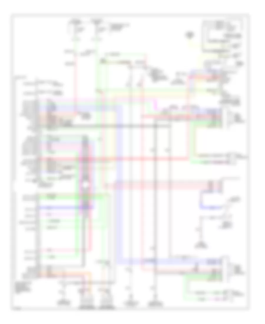 Radio Wiring Diagram for Infiniti QX4 2003