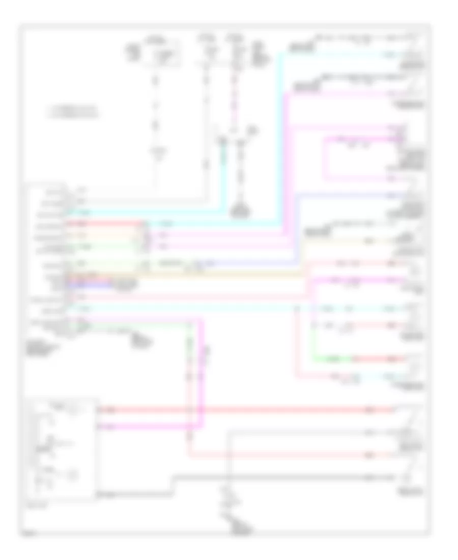 Courtesy Lamps Wiring Diagram Convertible for Infiniti G37 2011