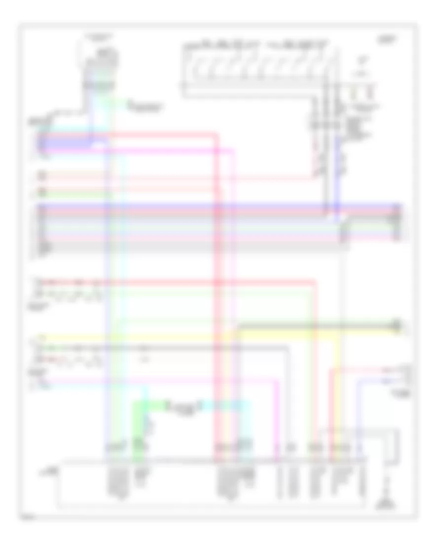 Navigation Wiring Diagram Convertible 2 of 4 for Infiniti G37 2011