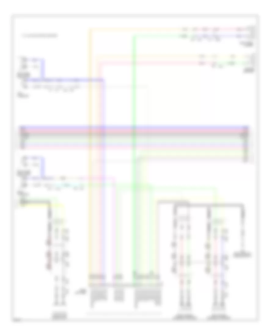 Navigation Wiring Diagram, Convertible (3 of 4) for Infiniti G37 2011
