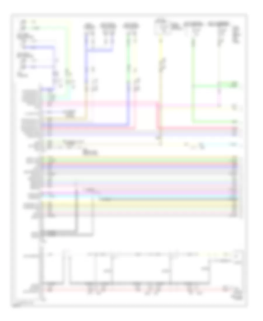 Base Radio Wiring Diagram Convertible 1 of 3 for Infiniti G37 2011
