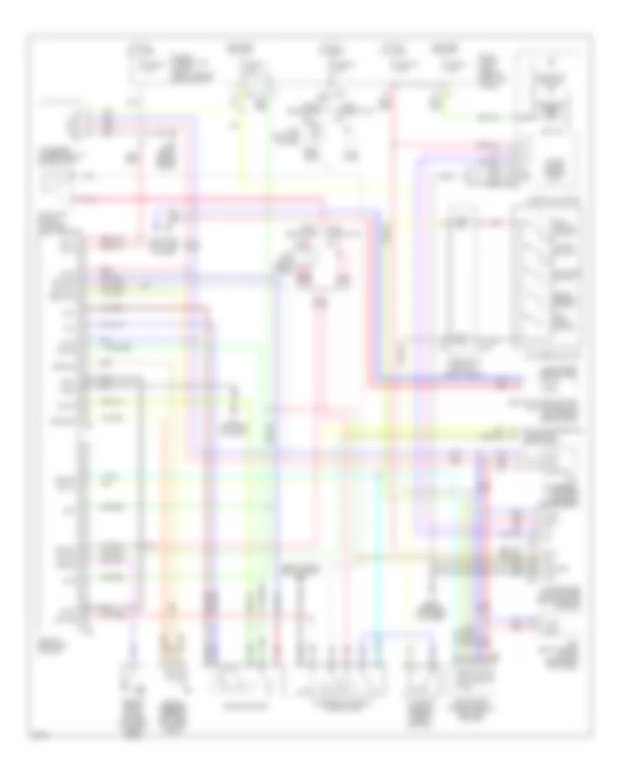 Intelligent Cruise Control Wiring Diagram for Infiniti FX35 2004