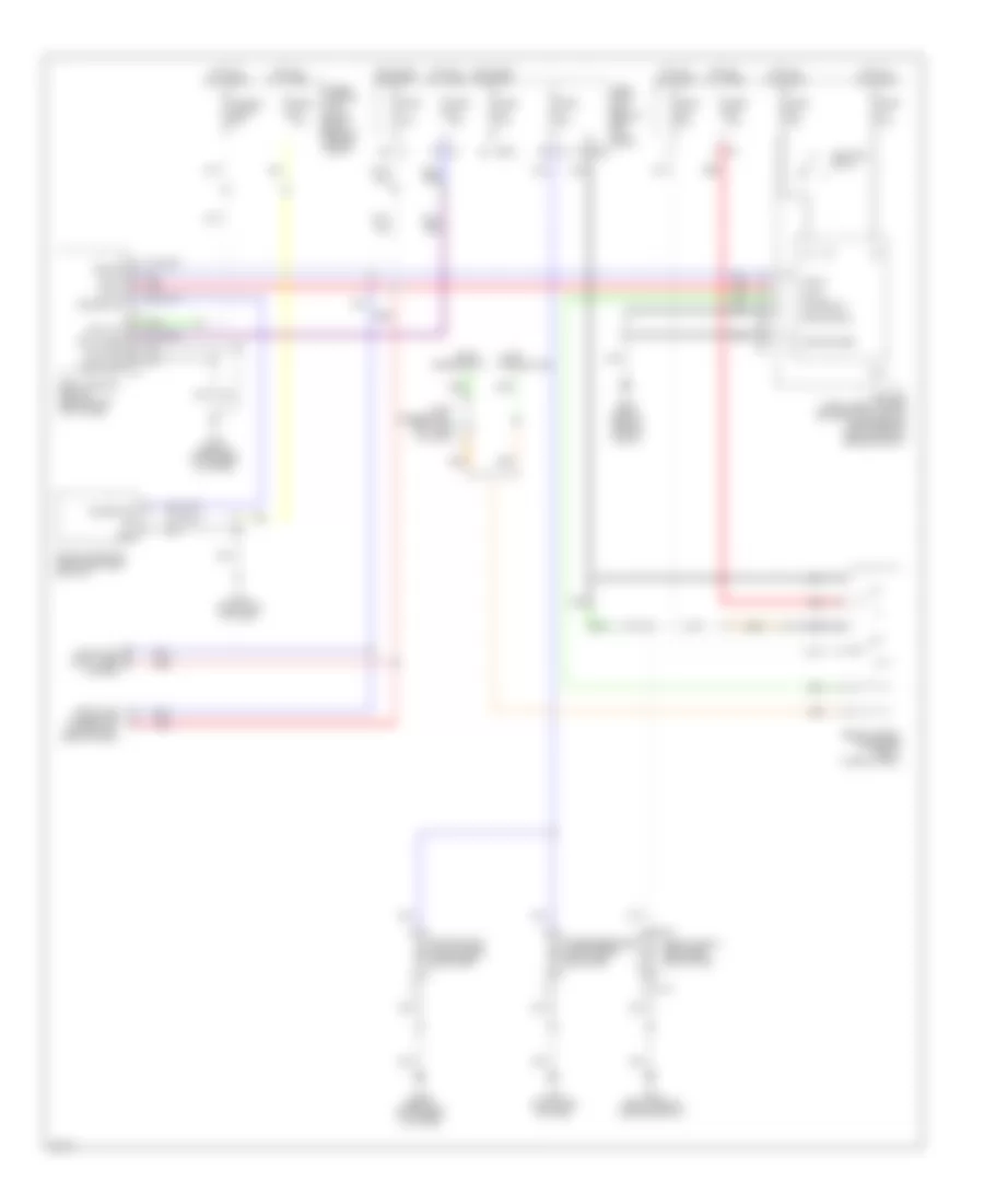Defoggers Wiring Diagram for Infiniti FX35 2004