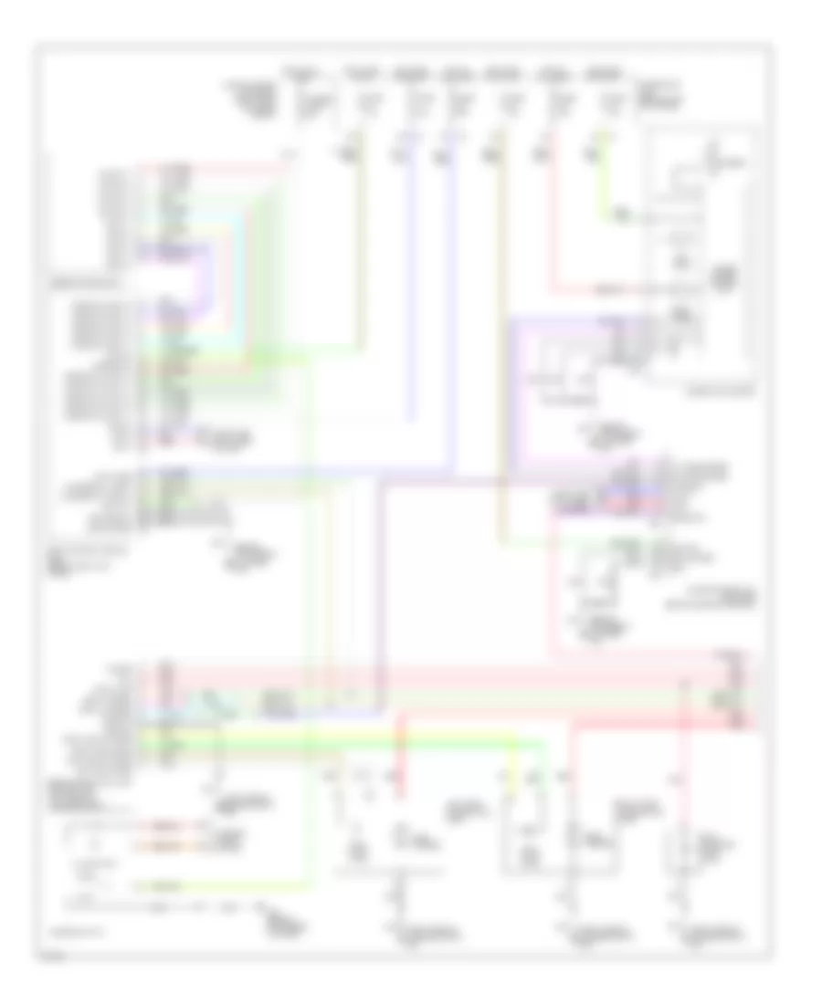 Exterior Lamps Wiring Diagram, Late Production (1 of 2) for Infiniti FX35 2004