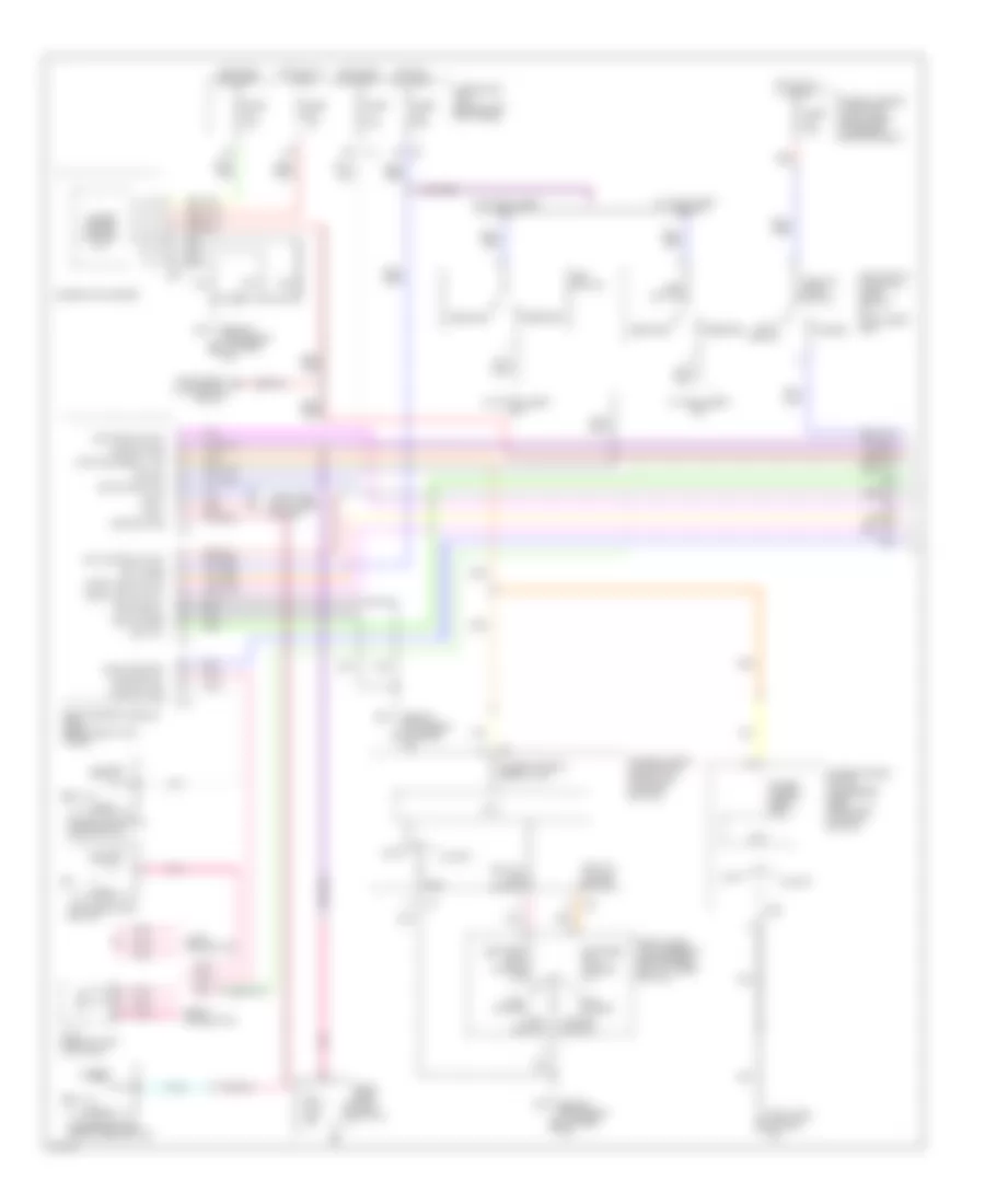 Courtesy Lamps Wiring Diagram 1 of 2 for Infiniti FX35 2004