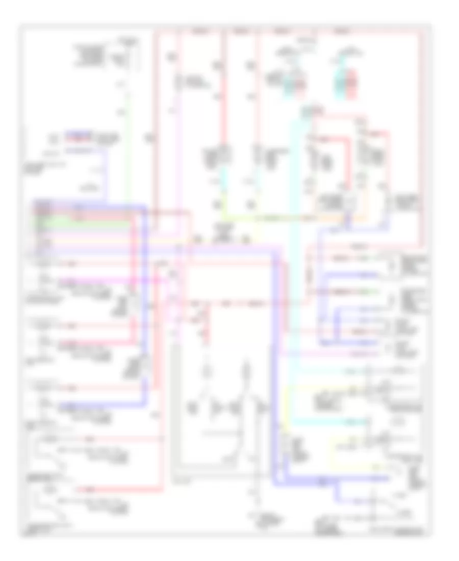Courtesy Lamps Wiring Diagram 2 of 2 for Infiniti FX35 2004
