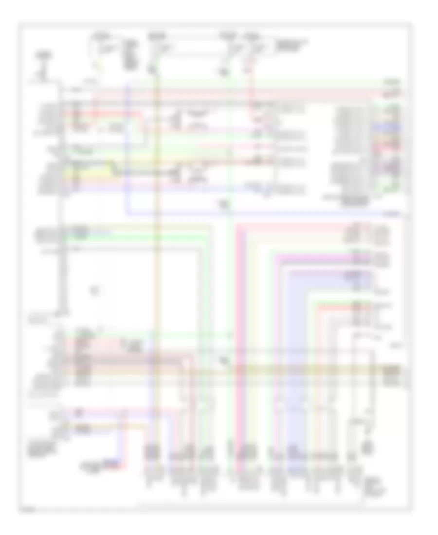 Premium Sound Radio Wiring Diagram, with Navigation (1 of 2) for Infiniti FX35 2004