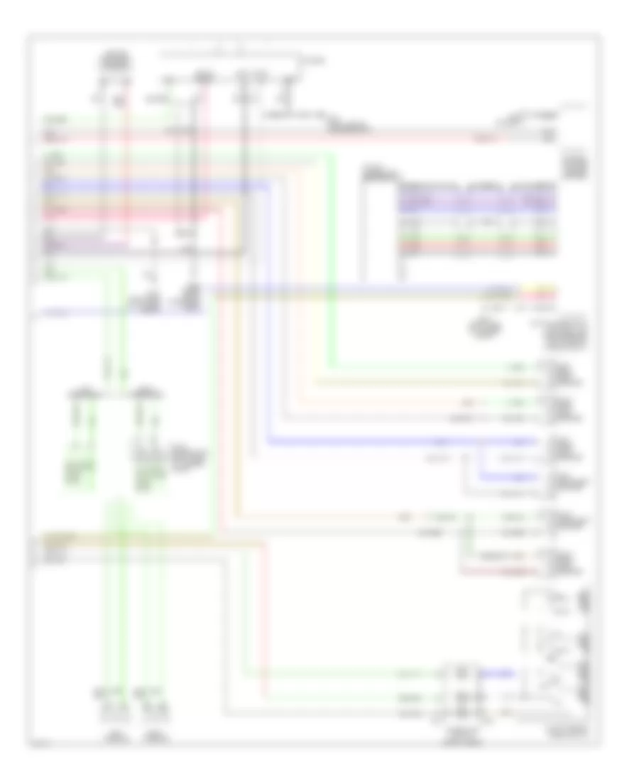 Premium Sound Radio Wiring Diagram, with Navigation (2 of 2) for Infiniti FX35 2004