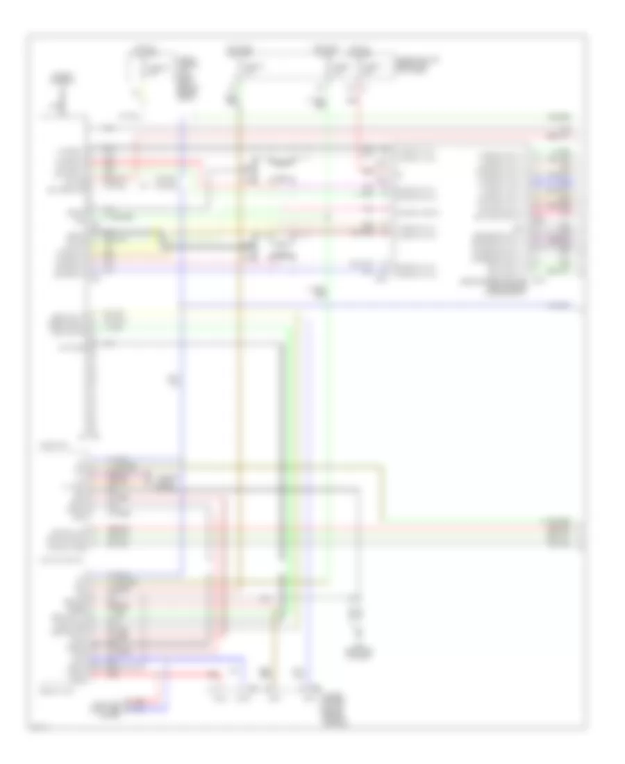 Premium Sound Radio Wiring Diagram, without Navigation (1 of 2) for Infiniti FX35 2004