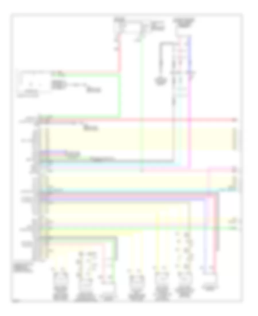 Supplemental Restraints Wiring Diagram Convertible 1 of 2 for Infiniti G37 IPL 2011