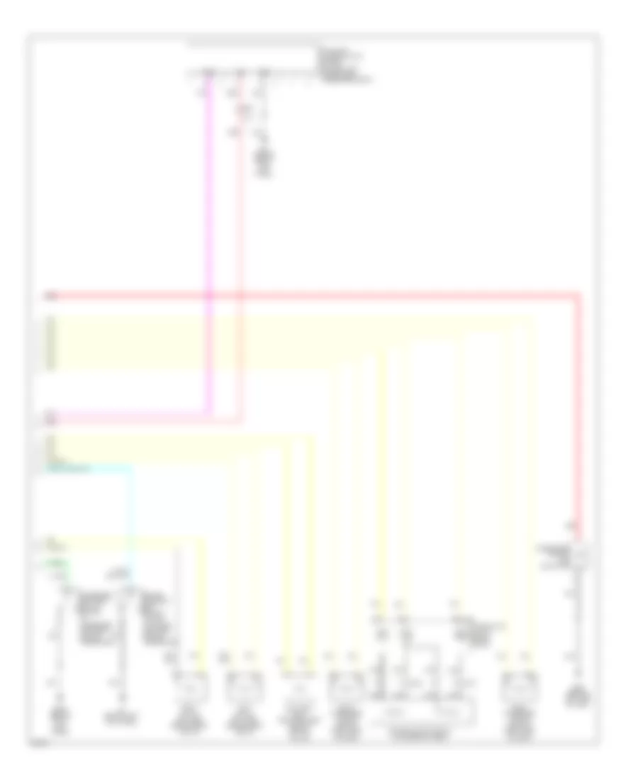 Supplemental Restraints Wiring Diagram, Convertible (2 of 2) for Infiniti G37 IPL 2011
