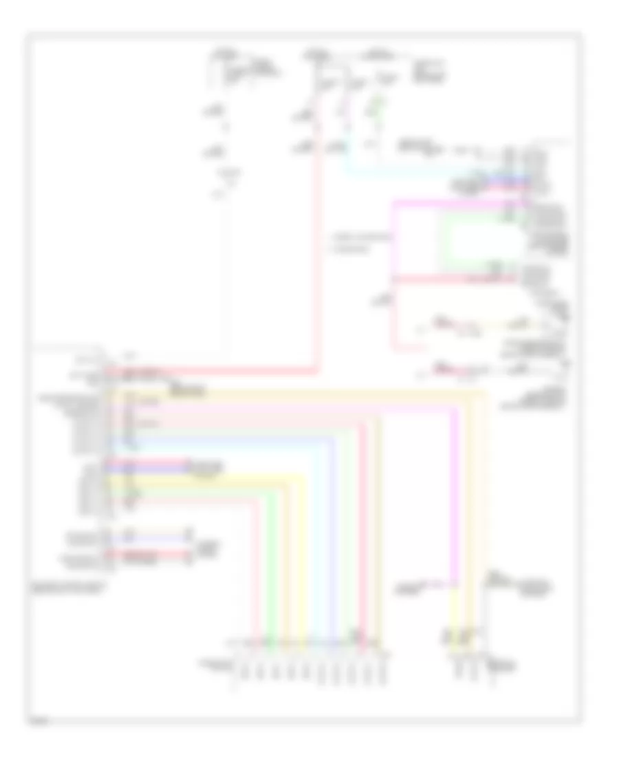 Headlights Wiring Diagram 1 of 2 for Infiniti G37 IPL 2011