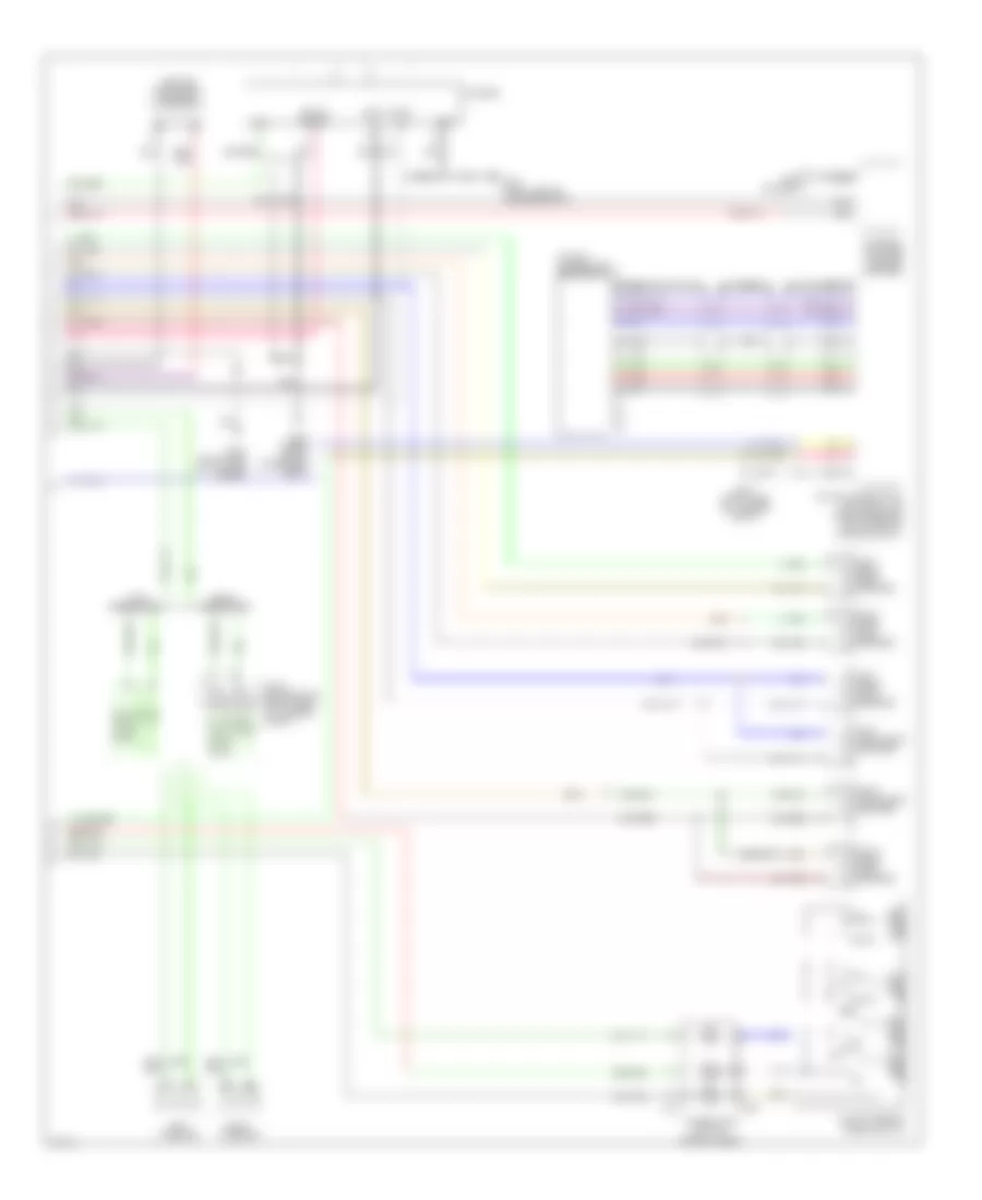 Premium Sound Radio Wiring Diagram, without Navigation (2 of 2) for Infiniti FX45 2004