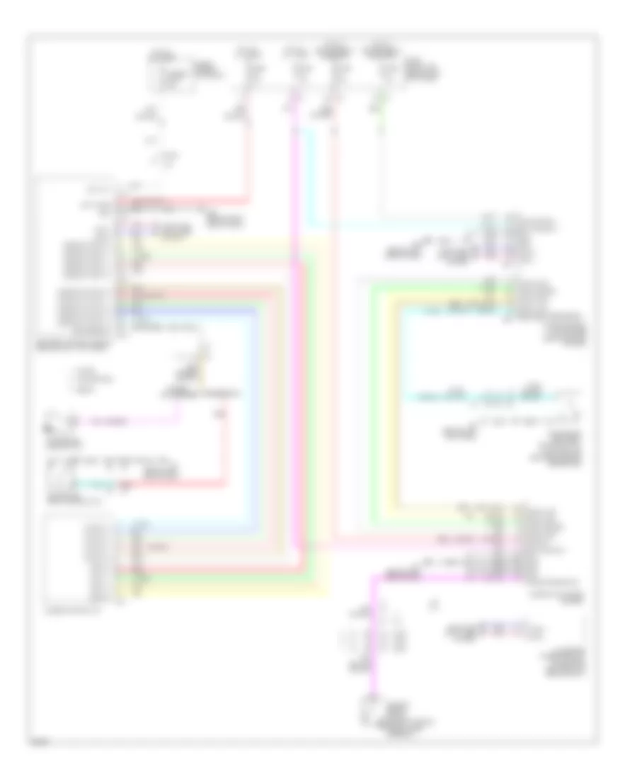 Chime Wiring Diagram for Infiniti G37 Journey 2011