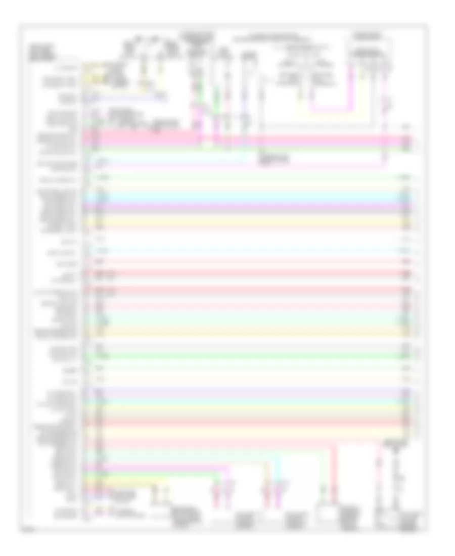 Anti-theft Wiring Diagram, Sedan (1 of 4) for Infiniti G37 Journey 2011