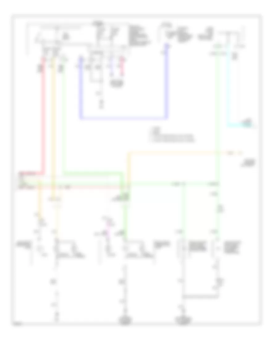 Exterior Lamps Wiring Diagram Coupe 2 of 3 for Infiniti G37 Journey 2011