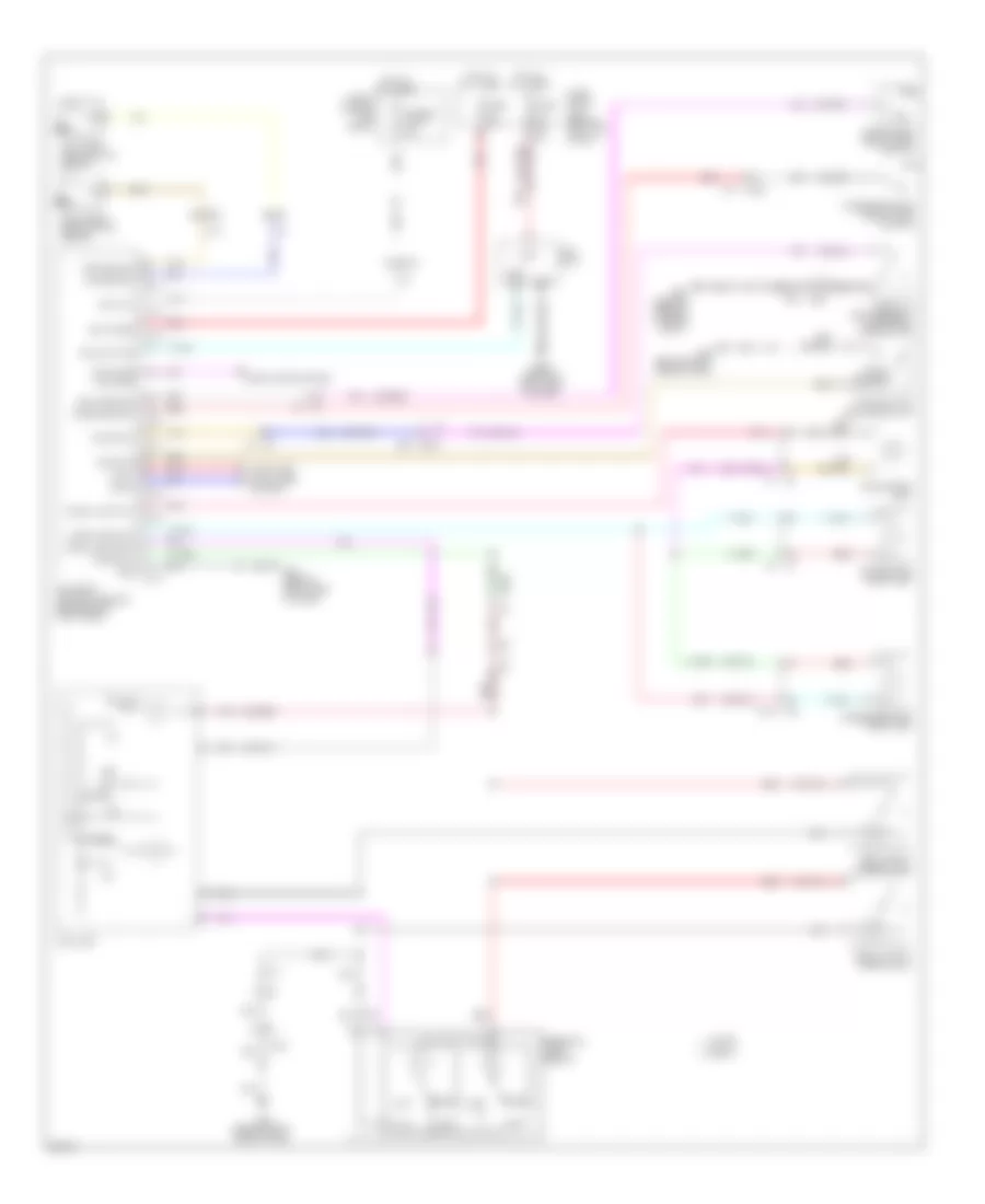 Courtesy Lamps Wiring Diagram Except Convertible for Infiniti G37 Journey 2011