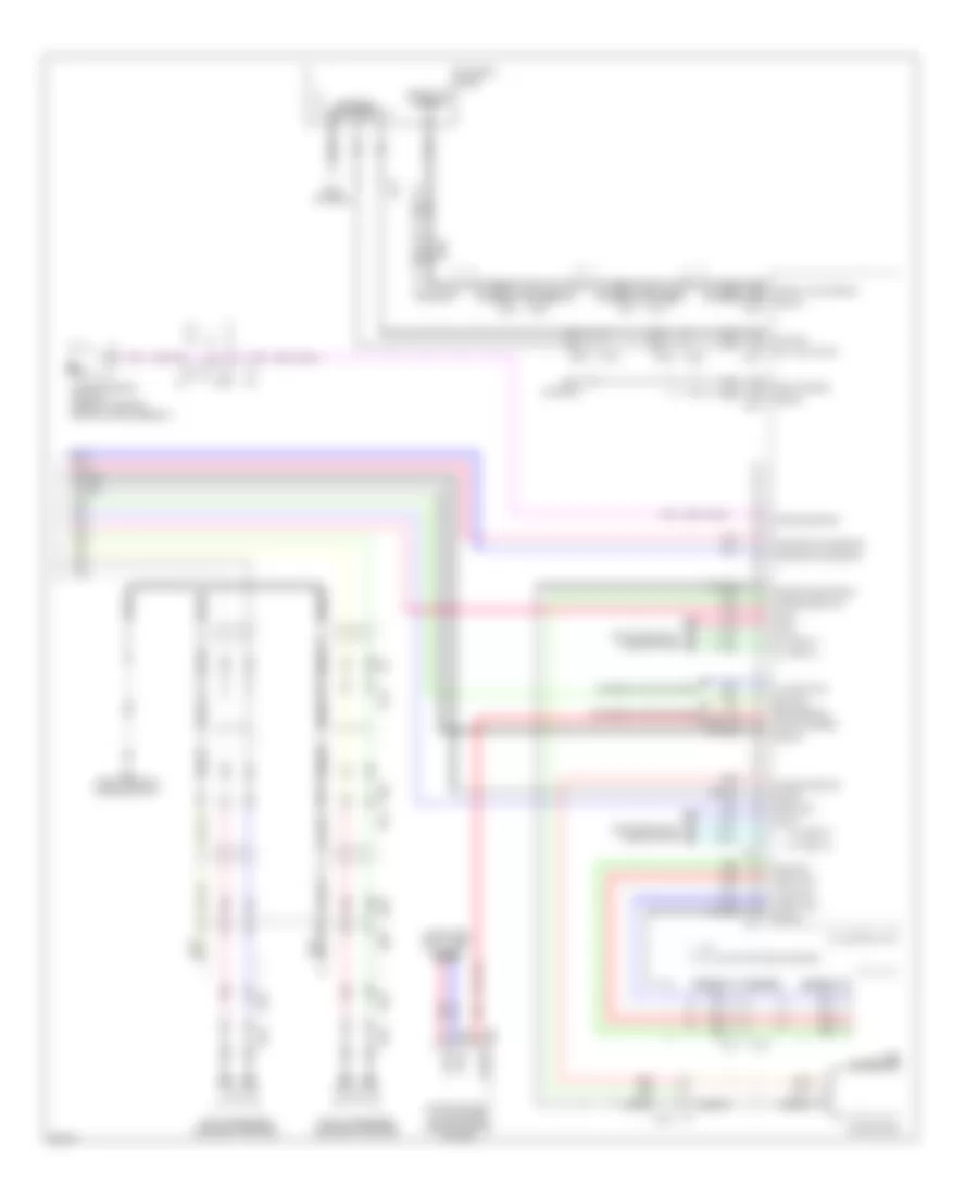 Navigation Wiring Diagram, Convertible (4 of 4) for Infiniti G37 Journey 2011