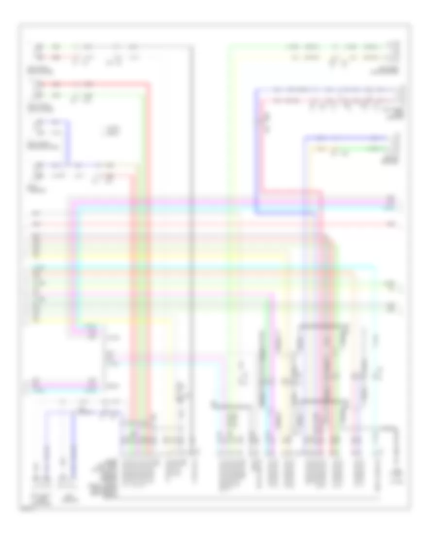 Navigation Wiring Diagram Except Convertible 2 of 4 for Infiniti G37 Journey 2011