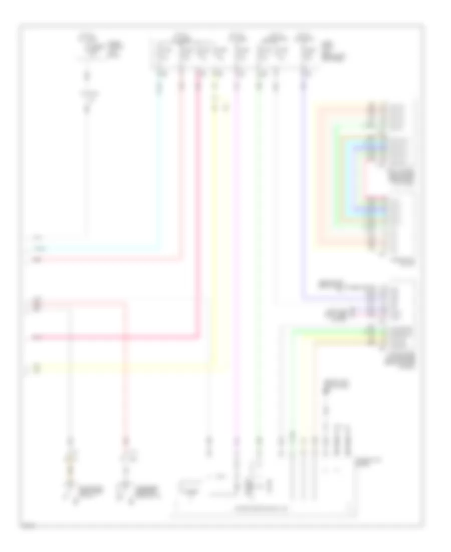 Power Door Locks Wiring Diagram Sedan 4 of 4 for Infiniti G37 Journey 2011