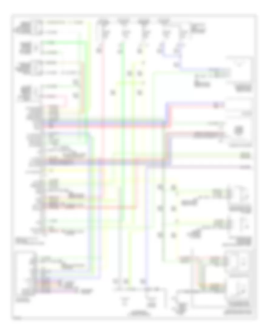 Automatic AC Wiring Diagram, Except Early Production AT Sedan (1 of 2) for Infiniti G35 2004