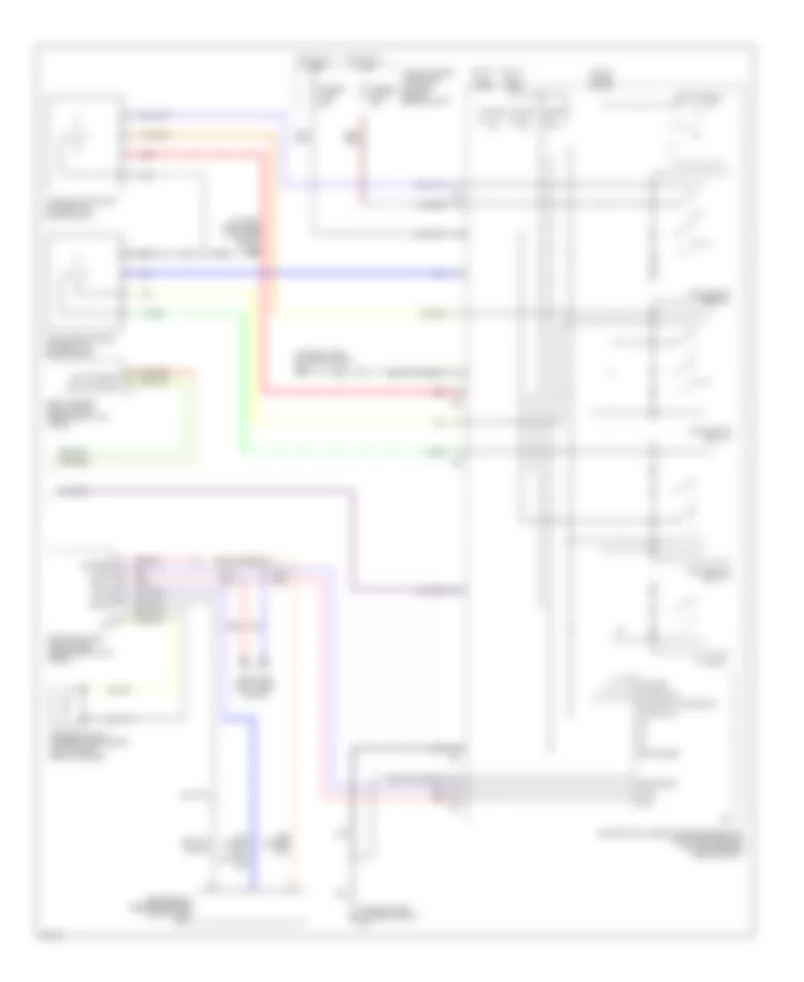 Automatic A C Wiring Diagram Except Early Production A T Sedan 2 of 2 for Infiniti G35 2004