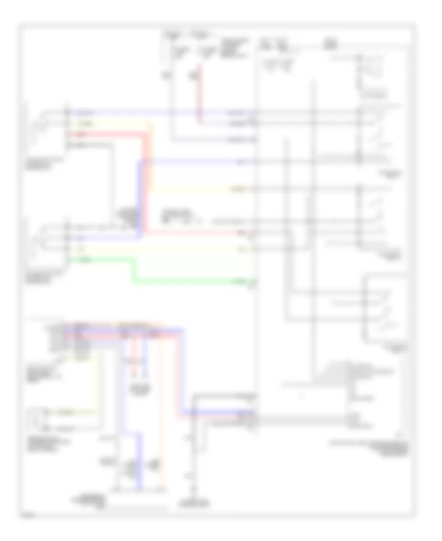 Cooling Fan Wiring Diagram Except Early Production A T Sedan for Infiniti G35 2004