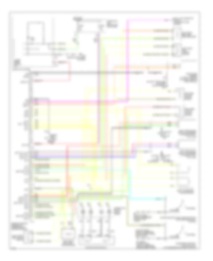 Supplemental Restraints Wiring Diagram for Infiniti G35 2004