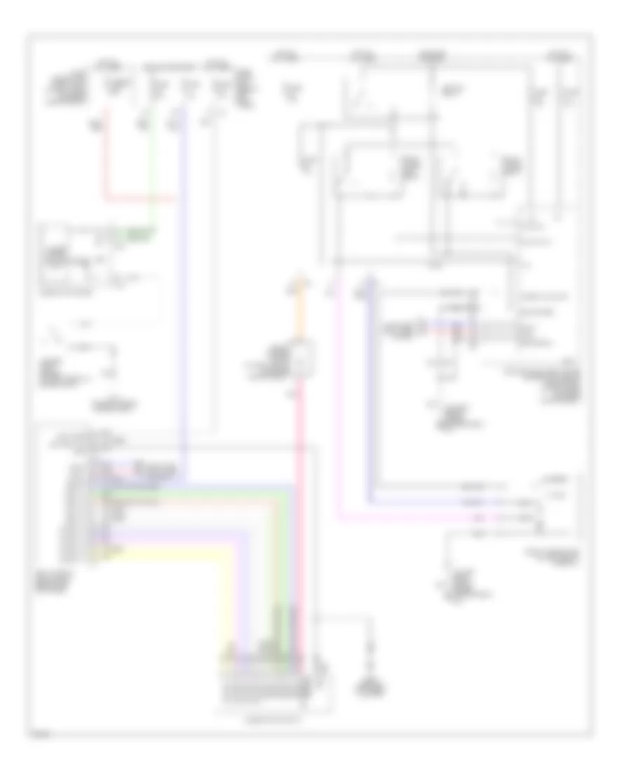 Wiper Washer Wiring Diagram for Infiniti G35 2004