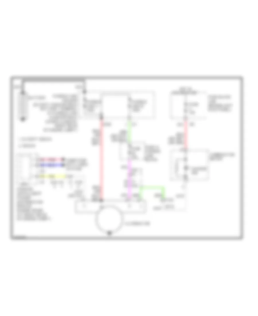 Charging Wiring Diagram for Infiniti G37 Sport 2011