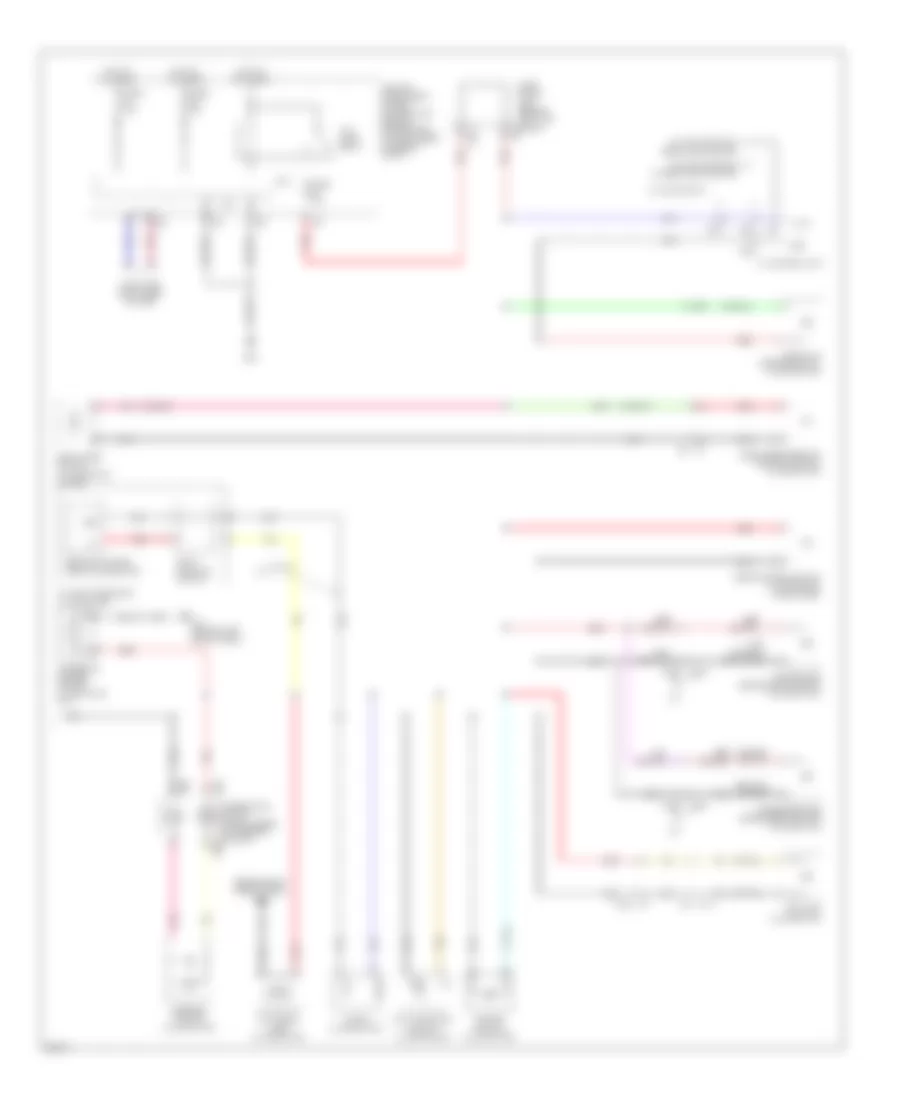 Instrument Illumination Wiring Diagram, Except Convertible (2 of 2) for Infiniti G37 x 2011