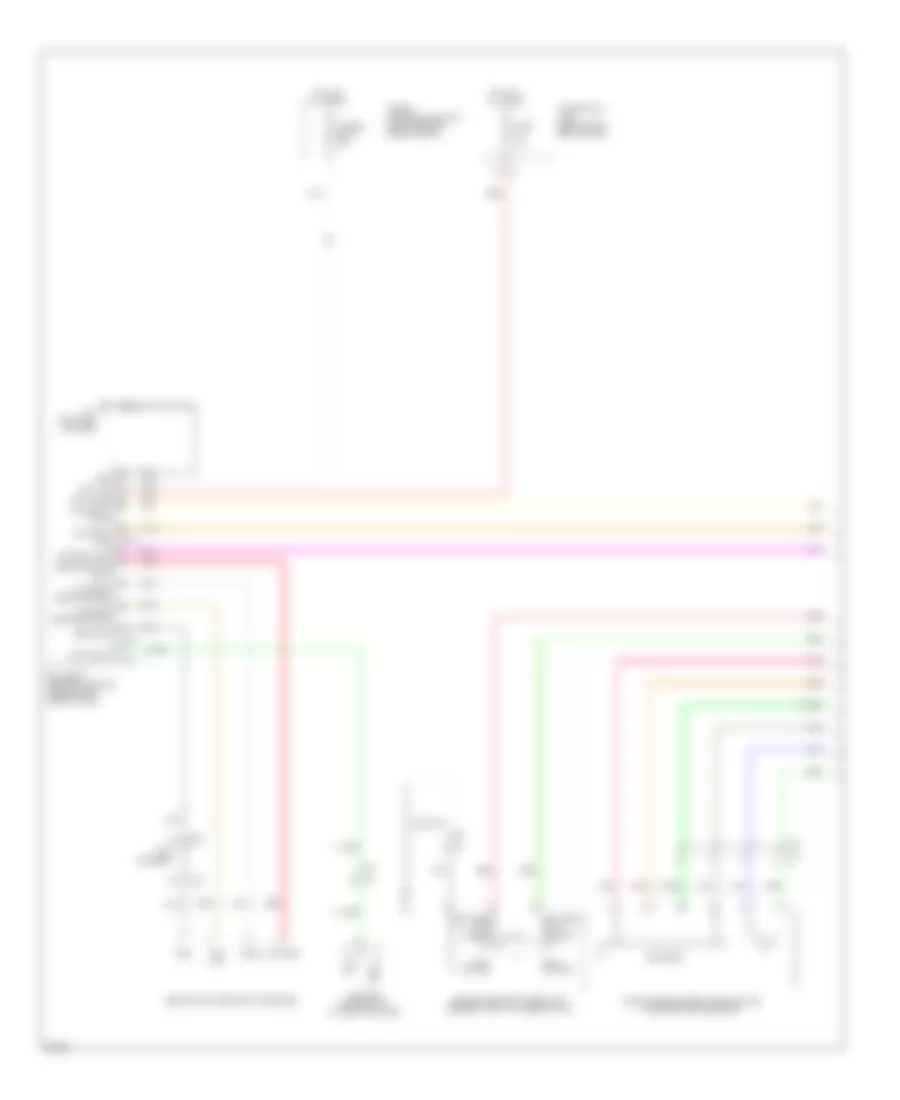 Power Windows Wiring Diagram 1 of 2 for Infiniti M37 2011