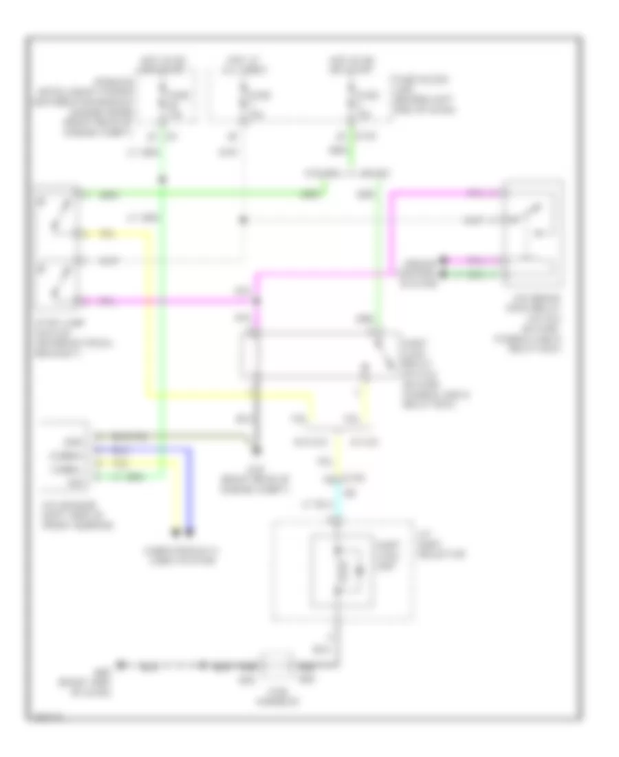 Shift Interlock Wiring Diagram for Infiniti M37 2011